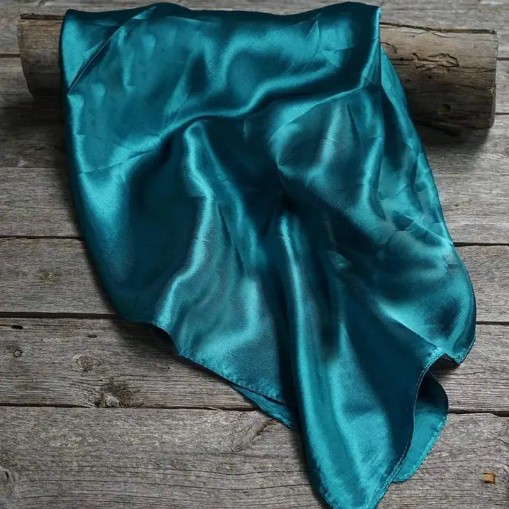 Solid Teal Wild Rag/ Scarf