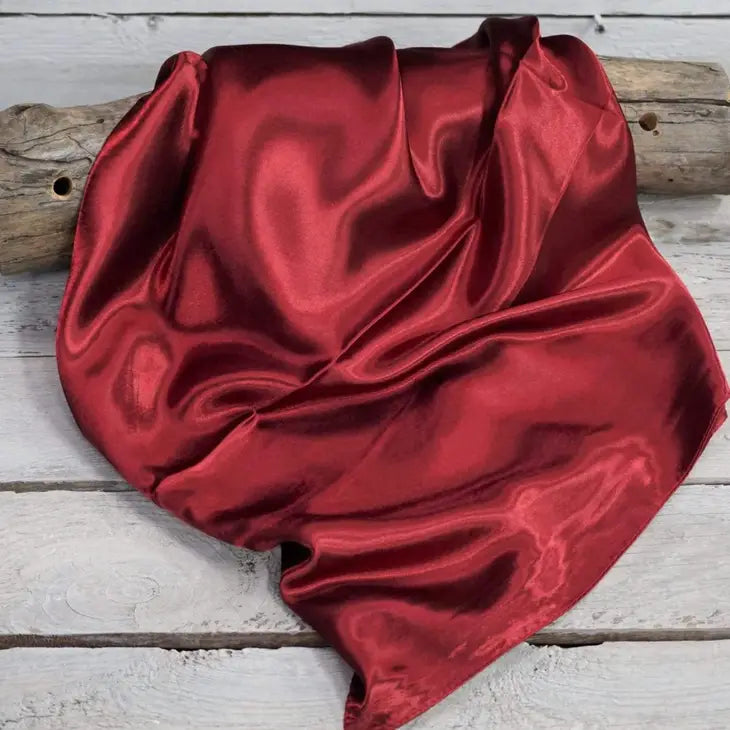 Solid Burgundy Wild Rag / Scarf