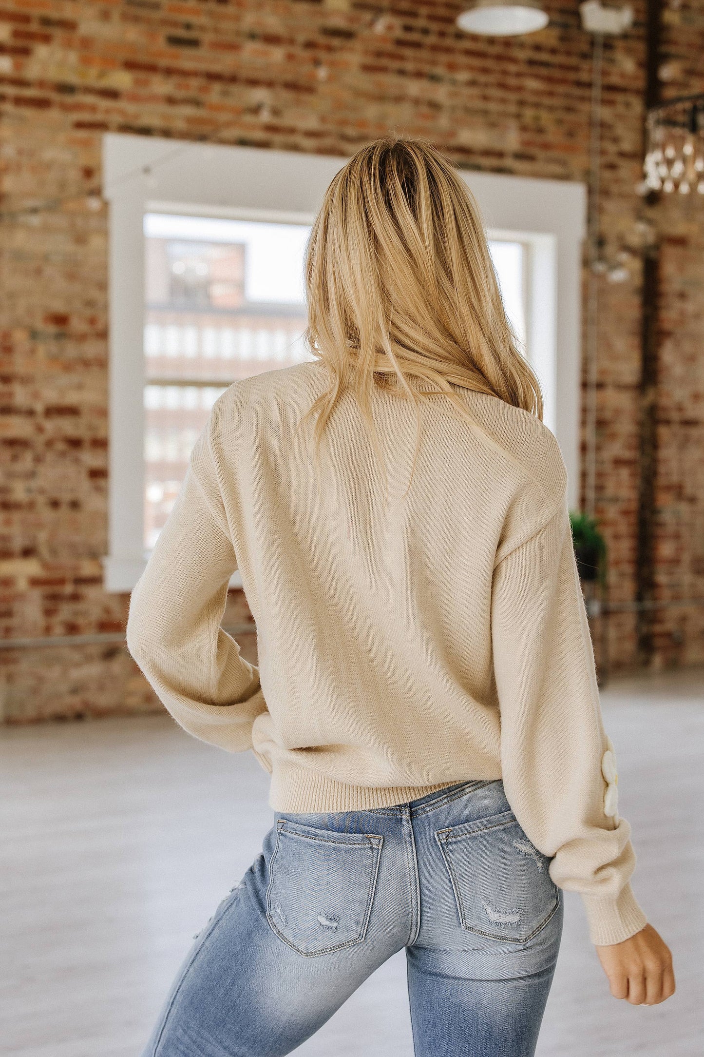 Stormi Flower Sweater