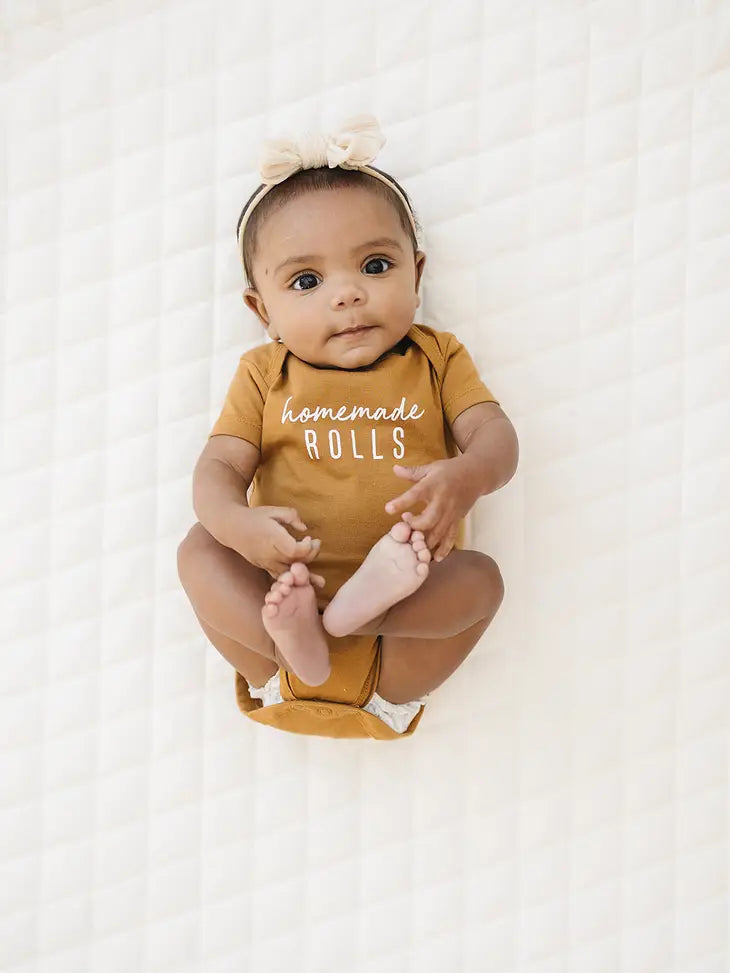 Homemade Rolls - Baby Onesie